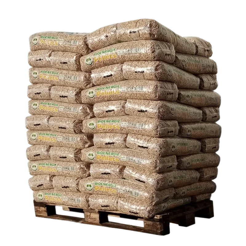 Pellets de madeira de Pellet Badger – Palete com 15 kg 65 sacos